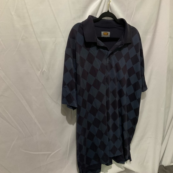 Foundry Supply Co Mens Big & Tall Quick Dry Polo Short Sleeve Size 2XL Navy - Picture 3 of 10